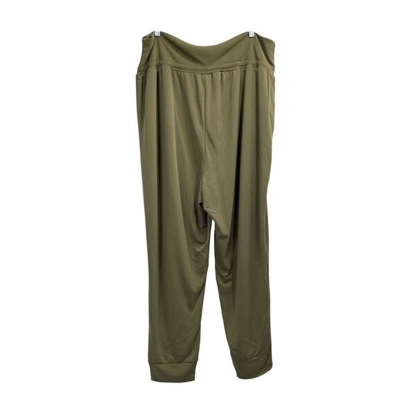 NEW Fabletics Maj Sleek Knit jogger pants II Size 2X olive green - Picture 7 of 9
